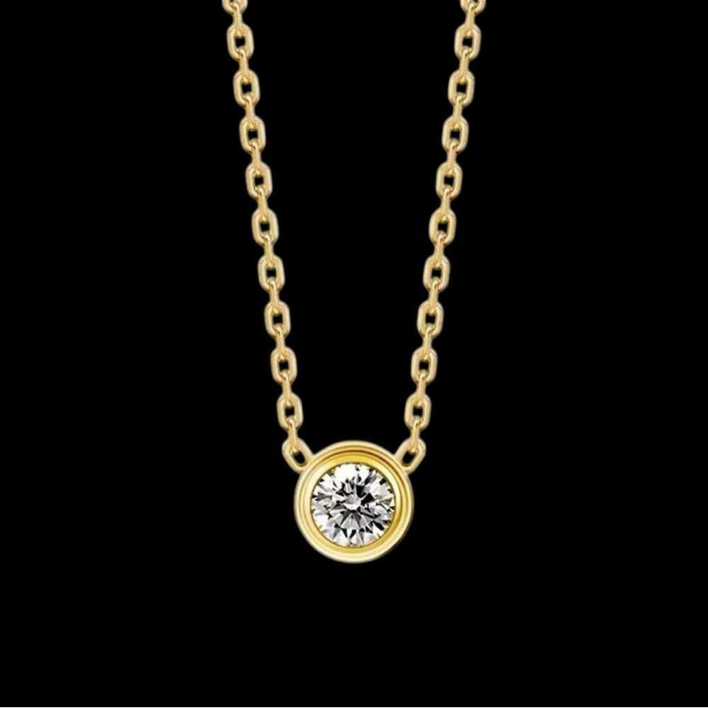 NWT Gold Plated Crystal Necklace - 14-16” Adjustable - No Cancels